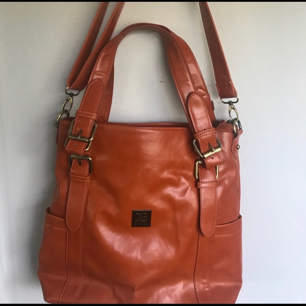 Kaboom Orange purse,padded inside 4 iPad